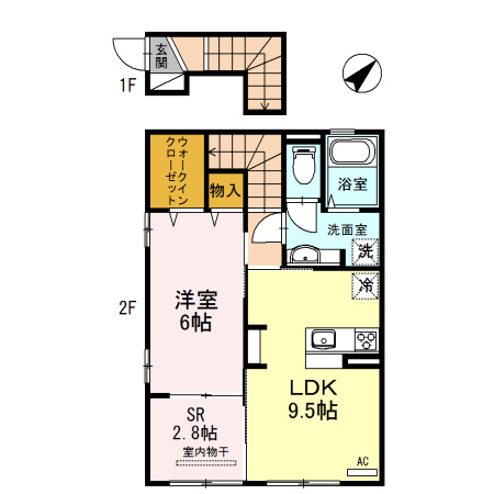 La maison ひじりの丘の間取り