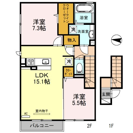 ラーク　ヒルズの間取り