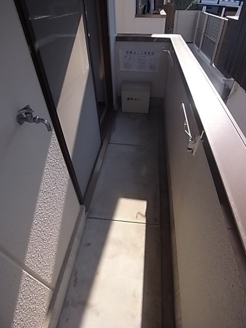 ライトハイツのバルコニー
