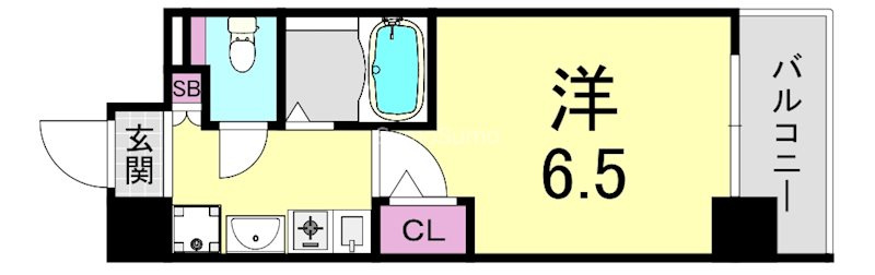 エスリード上本町北の間取り
