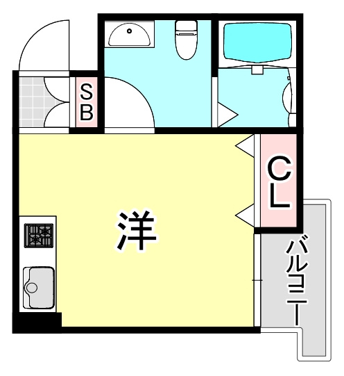 エルデ六甲の間取り