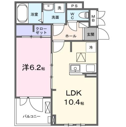 【間取り】 | 大日町３丁目アパート
