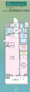 【間取り】 | ルフォンリヴェント板橋西台