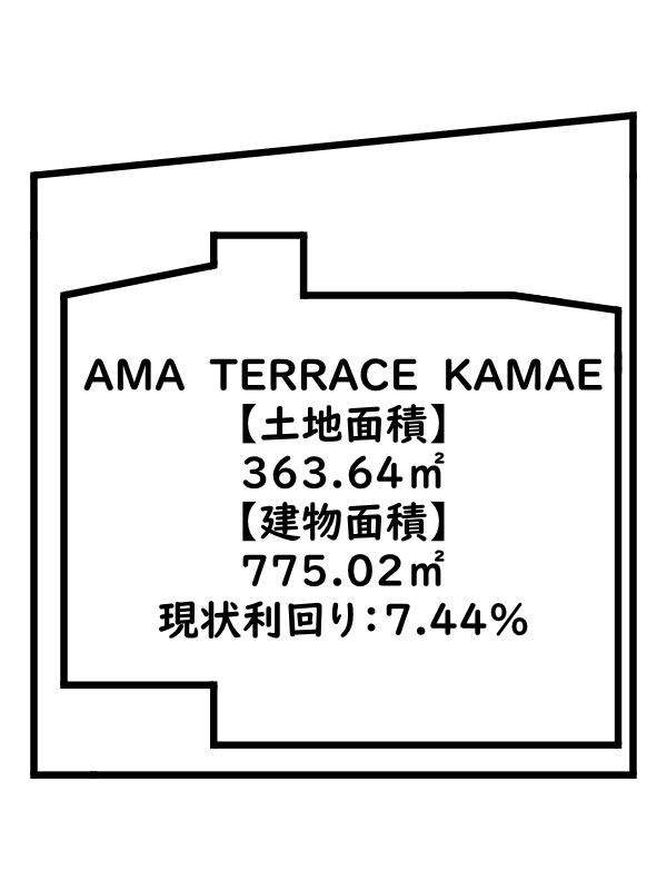 ＡＭＡ　ＴＥＲＲＡＣＥ　ＫＡＭＡＥの間取り