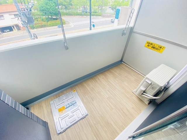 Ｎ－ｃｌａｉｒ比治山本町のバルコニー