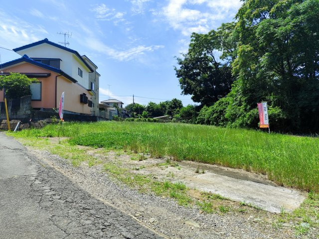 東松山市東平売地の前面道路含む現地写真