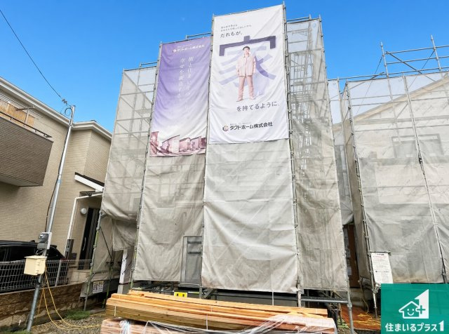 神戸市垂水区上高丸　新築一戸建ての外観|現在建築中！落ち着いた街並みで新生活を始めることが出来そう！周辺の物件も併せてご紹介させて頂きます！