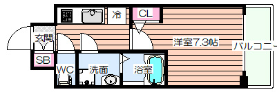 【間取り】 | プランドール新大阪PARKレジデンス