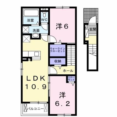 【間取り】 | ルミエール・シエルⅡ