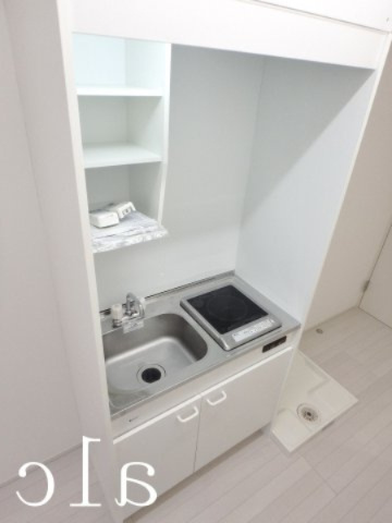 世田谷区太子堂５丁目のアパートのキッチン|使いやすいキッチンです