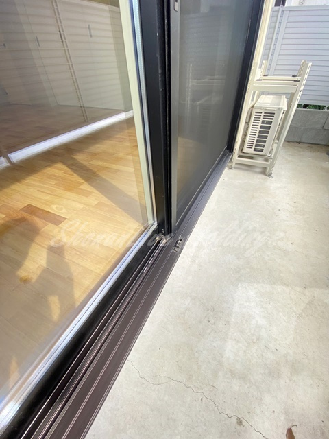 茅ヶ崎市南湖３丁目のアパートのバルコニー