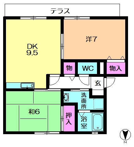 【間取り】 | シャンピア平城