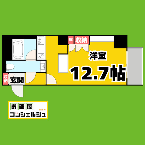ドゥーエ大須の間取り