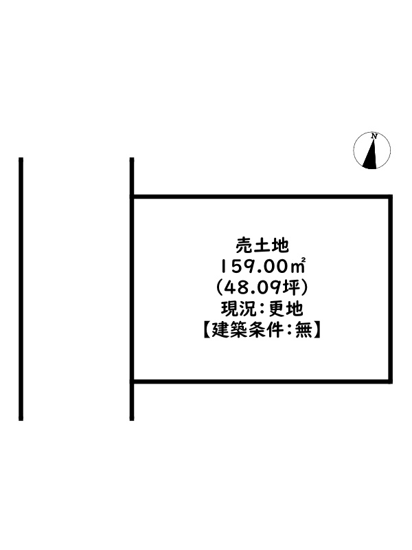 赤穂市西有年/売土地の土地図