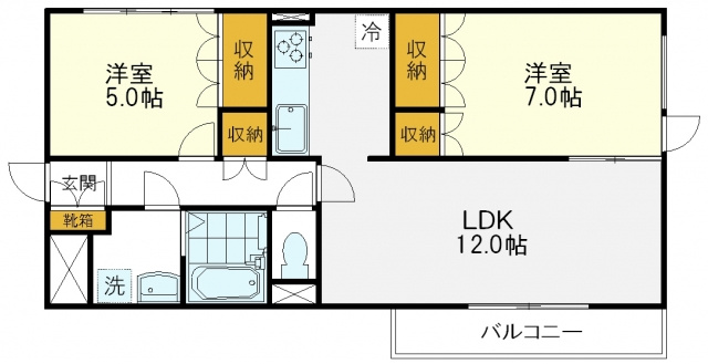 【間取り】 | パールハイツ恋ヶ窪