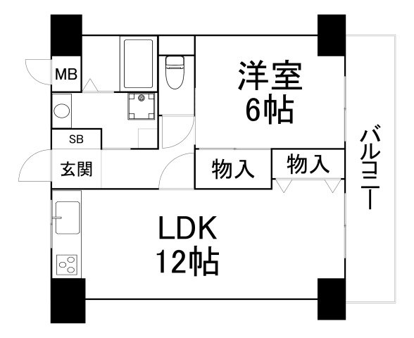 【間取り】 | ロベリア弐番館