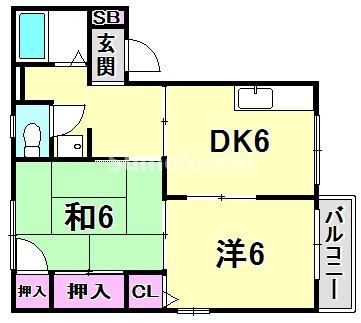 チェリーハイツの間取り