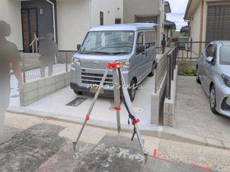 【前面道路含む現地写真】 | 名古屋市緑区兵庫2丁目412【仲介手数料無料】新築一戸建て　A号棟