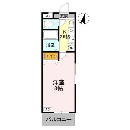 エクセレントコート　C棟の間取り