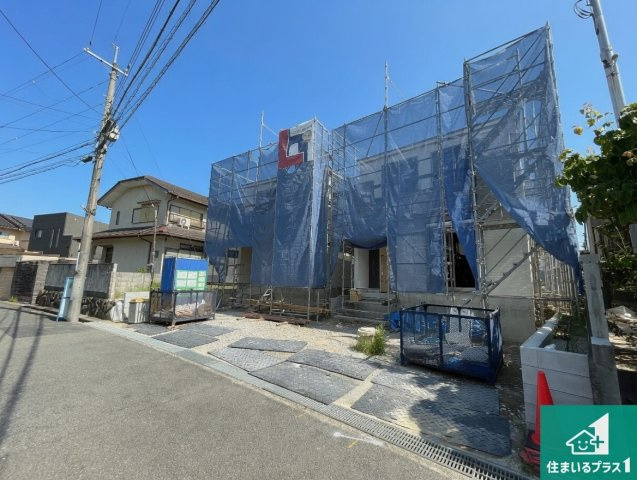 ★5(土)6(日)現地見学可能！★大津市向陽町　全2邸　の外観|現在の進捗状況です！順調に作業進行中、完成が待ち遠しいです！詳細の間取り等、お気軽にお問い合わせください！