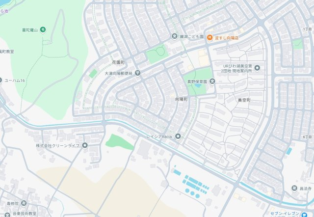 ★5(土)6(日)現地見学可能！★大津市向陽町　全2邸　の地図