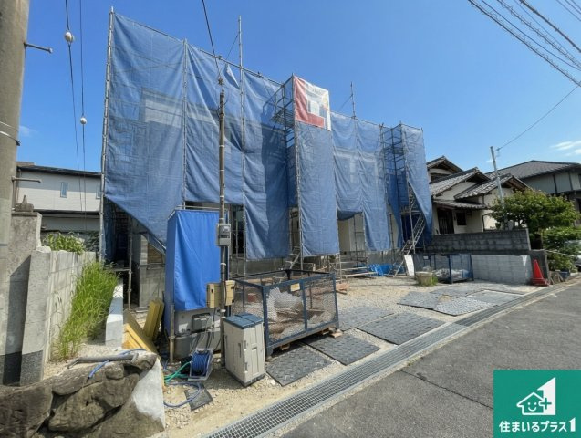 ★5(土)6(日)現地見学可能！★大津市向陽町　全2邸　の外観|現在の進捗状況です！順調に作業進行中、完成が待ち遠しいです！詳細の間取り等、お気軽にお問い合わせください！