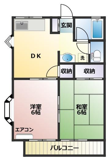 【間取り】 | ラフィーネ清川