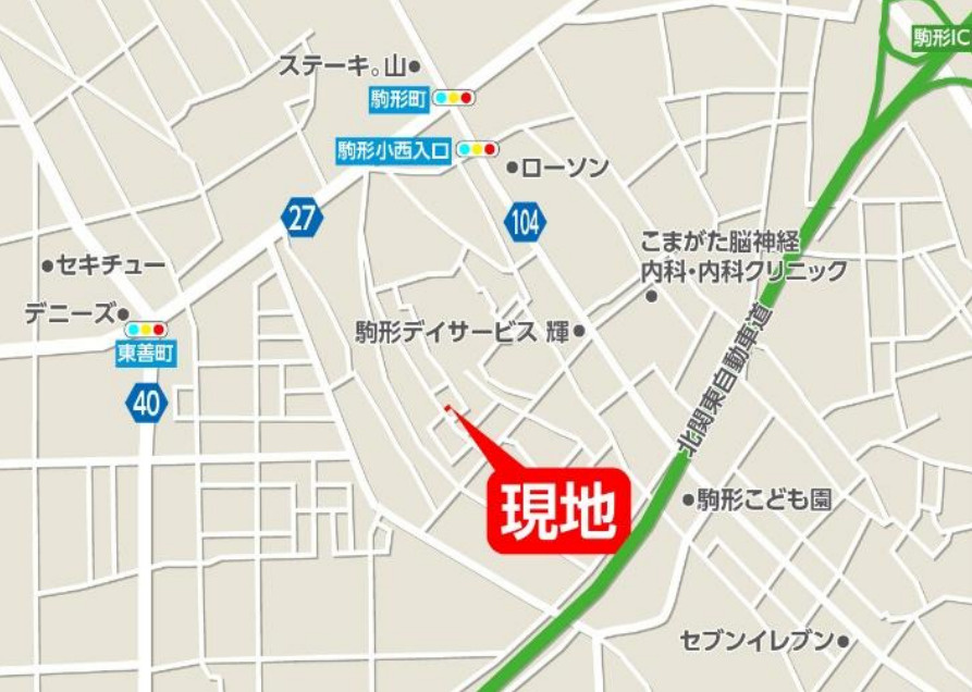 【中古】前橋市駒形町2期　５DK＋Sの地図