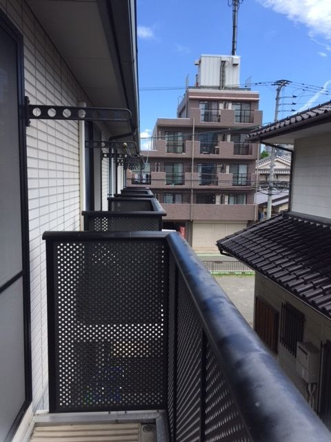 メルベーユ空港前のバルコニー