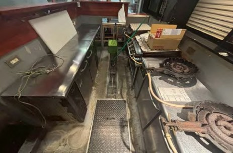 橋本店舗のキッチン