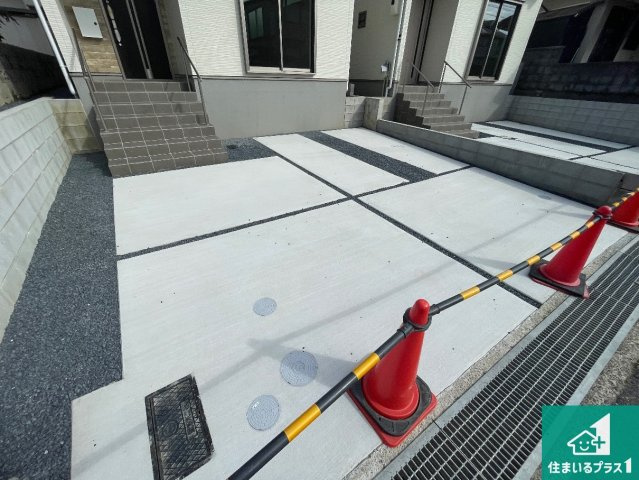 大津市向陽町　第1期　新築一戸建ての駐車場|駐車スペース！散水栓があるので、こまめに愛車を洗えます！

