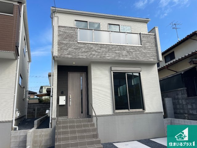 大津市向陽町　第1期　新築一戸建ての外観|お客様に長く安心して住んでいだだける事にこだわった家づくり！住んでからのアフターサービスにもしっかりと取り組んでいます！