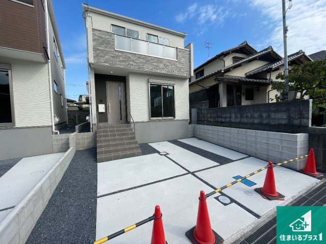 大津市向陽町　第1期　新築一戸建ての外観|お客様に長く安心して住んでいだだける事にこだわった家づくり！住んでからのアフターサービスにもしっかりと取り組んでいます！