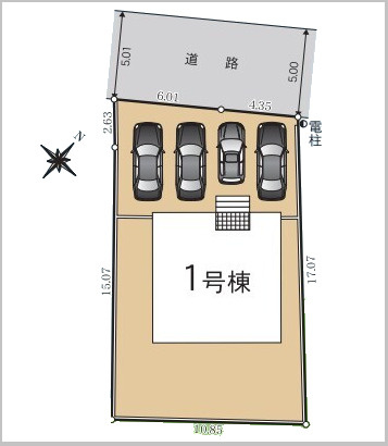 吉田町住吉　第13／の区画図