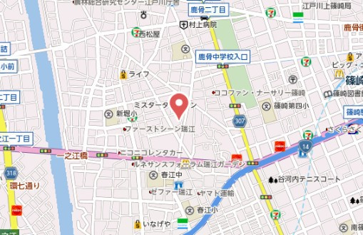 コージーハウス228Dの地図