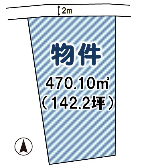 筑西市西方の土地図