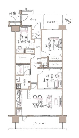 アクアフォレスタ・ルネ稲毛アクア棟