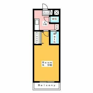 A・City明治本町　　刈谷市近郊の賃貸はクラスホーム刈谷店の間取り