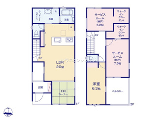 【間取り】 | 名古屋市中川区中野新町６丁目8-1【仲介手数料無料】新築一戸建て　1号棟
