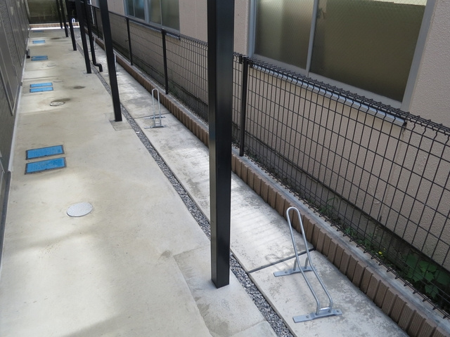 リブリ・ラメールのその他共用部分|１F入居者用駐輪スペース。