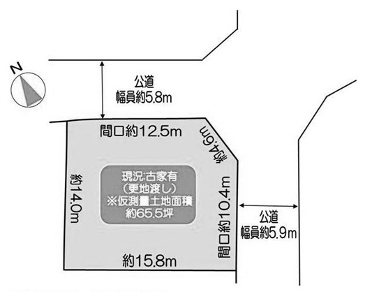 【土地図】 | 川島桜園町 売土地 | 土地約65.5坪