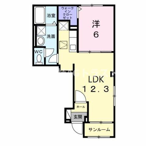 【間取り】 | プロムナード・Ｋ
