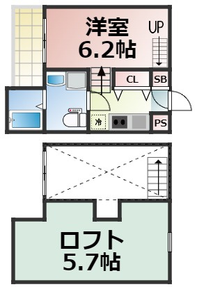 【間取り】 | サンモール巽西　仲介手数料無料
