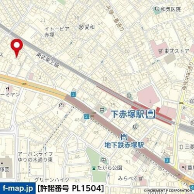 【地図】 | シャンテ赤塚新町