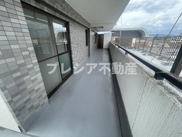 甲子園GHのバルコニー