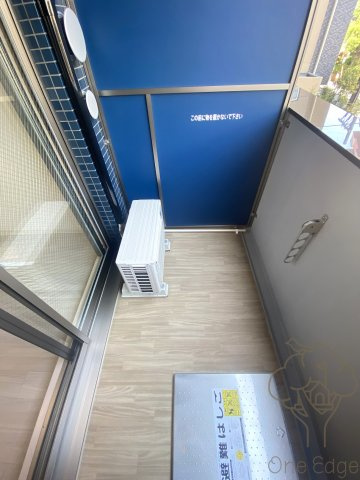 プレサンス大阪同心メゾヴィータのバルコニー