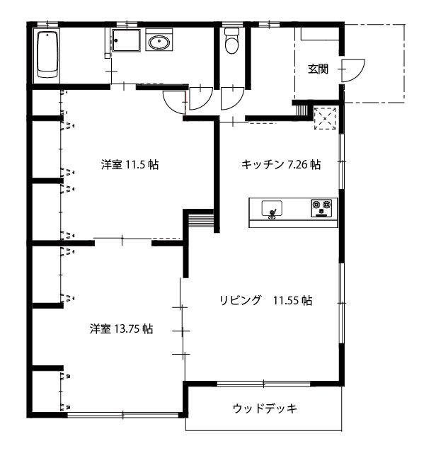キャッスル21の間取り