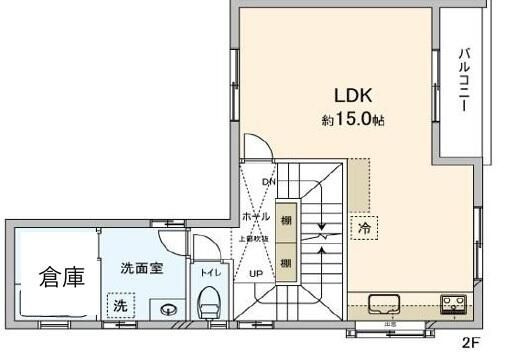 杉並区西荻北３丁目の店舗事務所の間取り