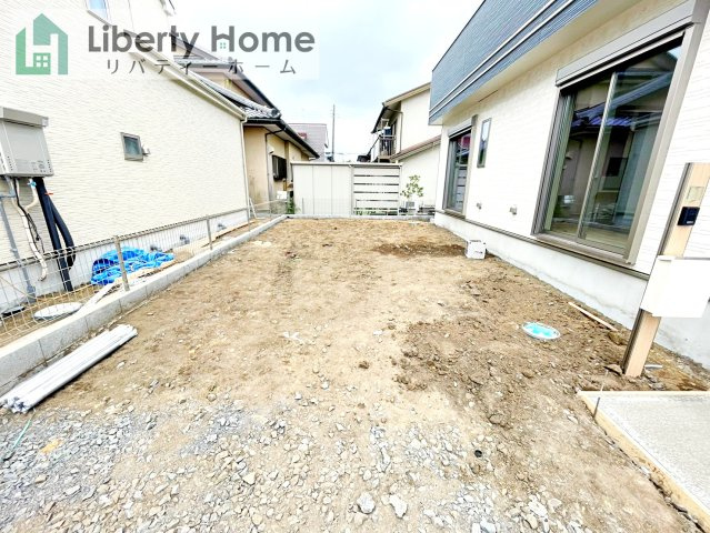 ひたちなか市津田　新築戸建　A号棟の庭