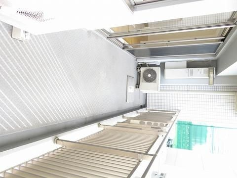 エスティメゾン大島のバルコニー